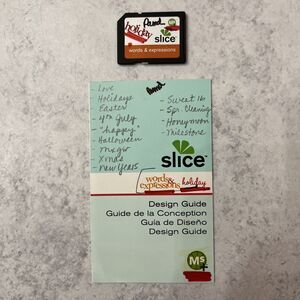 Slice Cordless Digital Holiday Words And Expressions Design SD Card